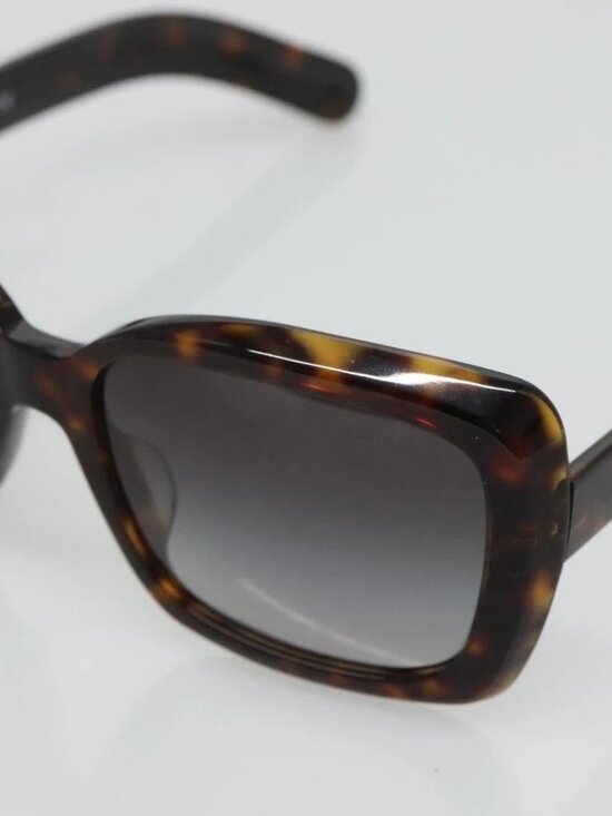 CHANEL Sunglasses Plastic Brown CC Auth sw1211 main image 9